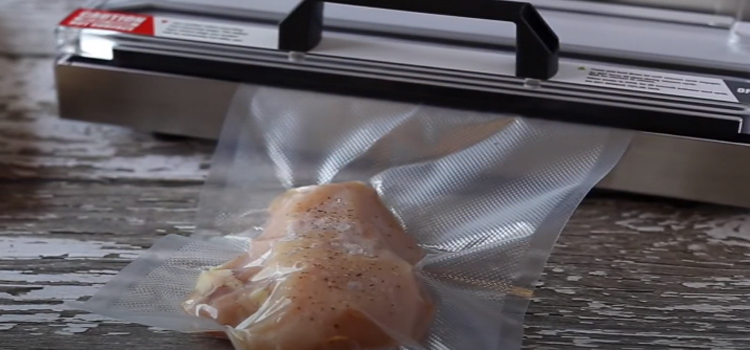 sealing chicken breast