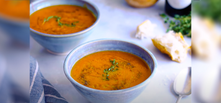 2 bowls of tomato soup