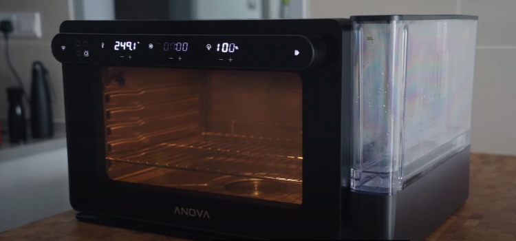 anova oven on top of a wooden table