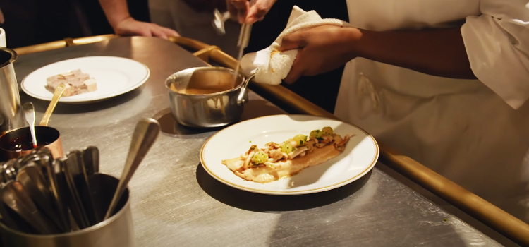 chef preparing dish