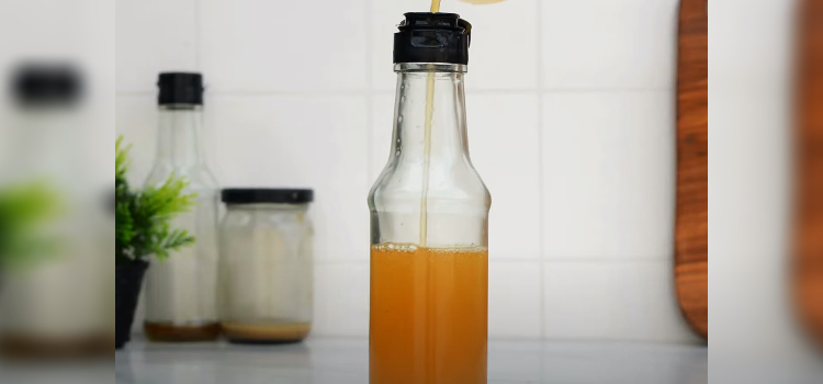 sesame oil on a bottle