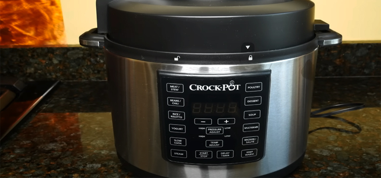 Crock-Pot Express Crock Multi-Cooker in a countertop