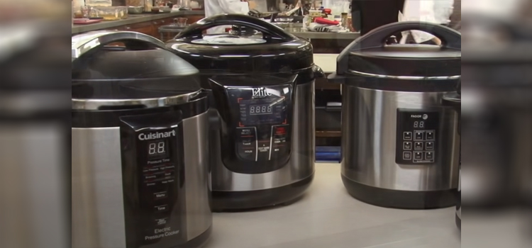 3 different brands of Electric pressure cooker