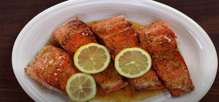 Pan Seared Salmon with Lemon Butter