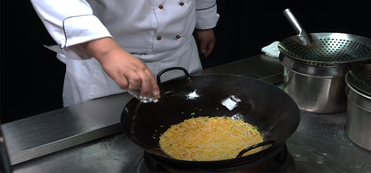 chef cooking a dish