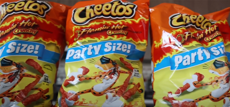 3 Packs of Cheetos Flamin' Hot
