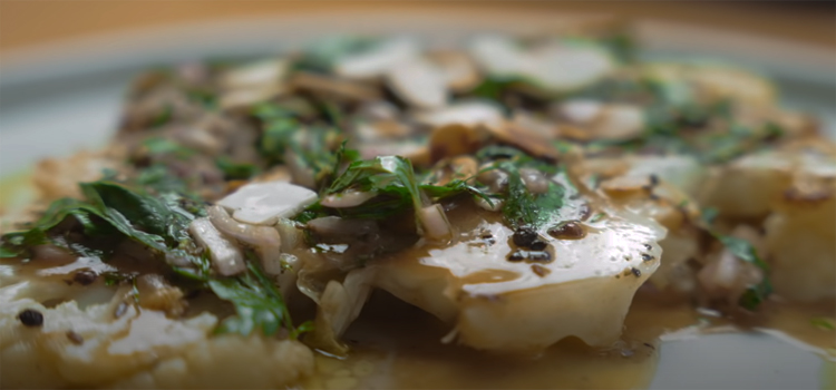 Close Up Shot of Cauliflower Steak