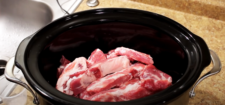 ribs on a crockpot