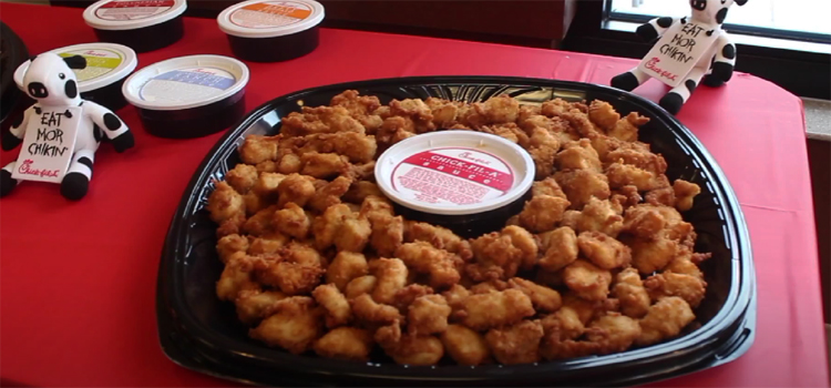 Chicken Nuggets on a Tray