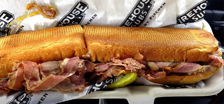 FireHouse Subs Smokehouse Beef & Cheddar Brisket Sandwich