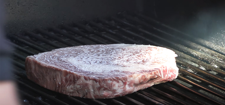 Wagyu Beef on a Grill