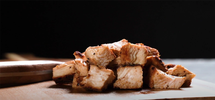 Chicken Meat on a Wooden Board