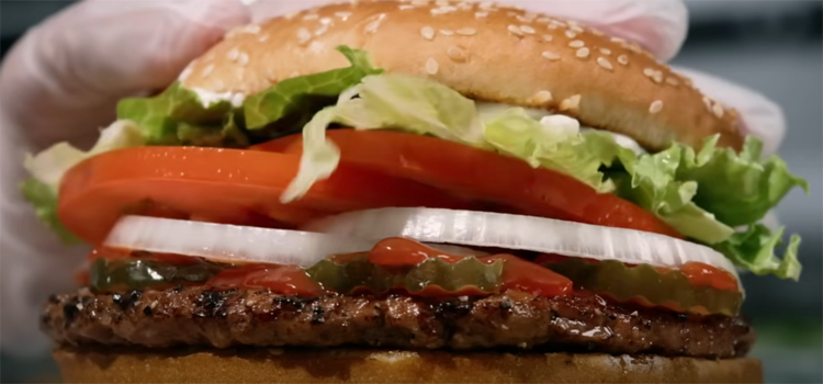 Close Up Shot of Burger