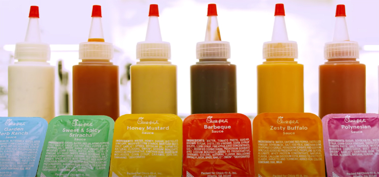 Diffrent Types of Chick-Fil-A Sauce