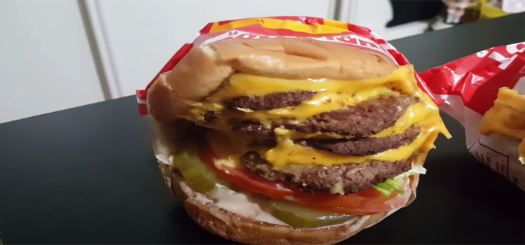 Animal Style Double-Double Burger