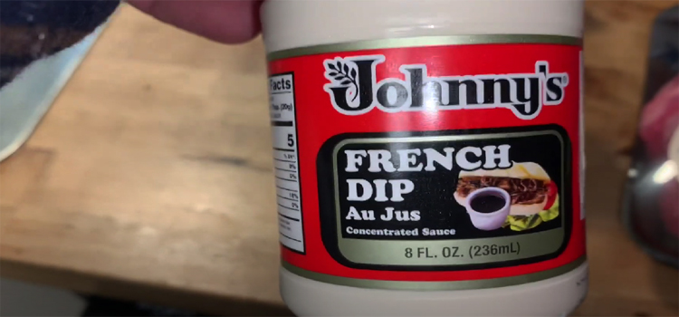 Bottle of Johnny's French Dip Au Jus Concentrate