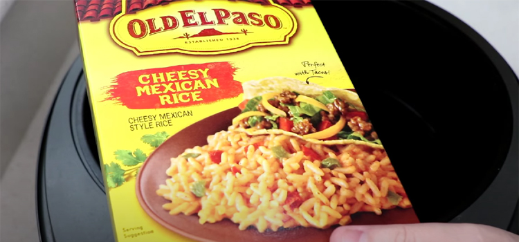 Box of Old El Paso Cheesy Mexican Rice