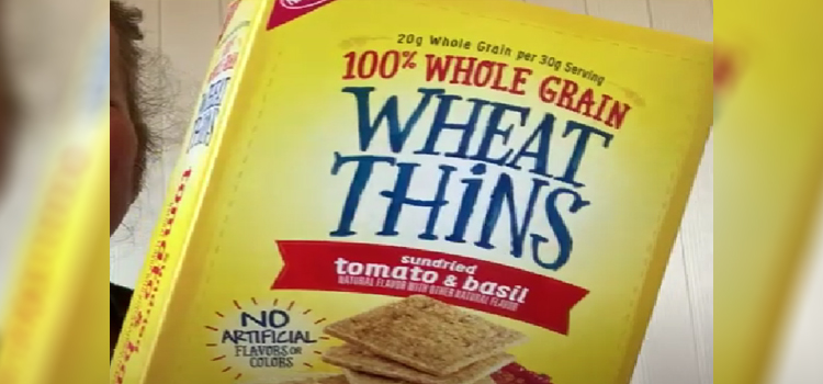 Close Up Shot of Wheat Thins