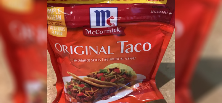 Mccormick Original Taco Seasoning Mix on a Resealable Pack