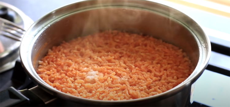 Mexican Rice on a Pot