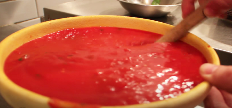 Pizza Sauce on a Bowl