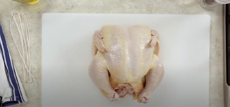 dressed whole chicken