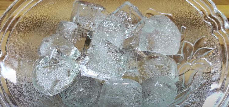 Bowl of Ice Cubes