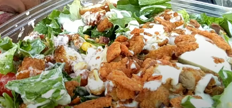 Close Up Image of a Cobb Salad