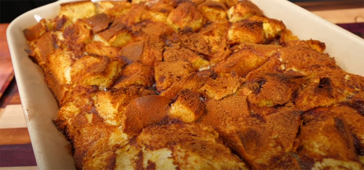 French Toast Casserole on a Pan