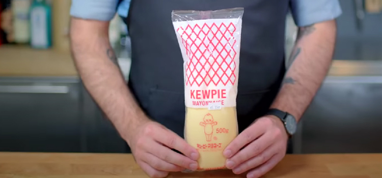 Man Holding Kewpie Mayo