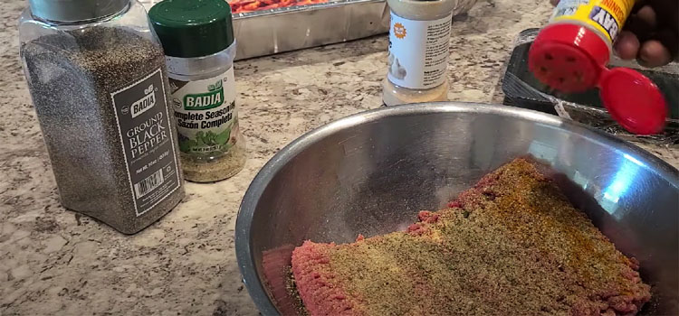 Seasoning a Beef