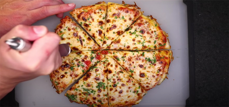 Slicing Pan Pizza