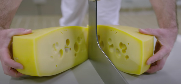 Slicing Swiss Cheese