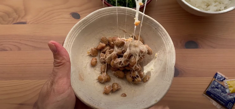 Natto on a Bowl