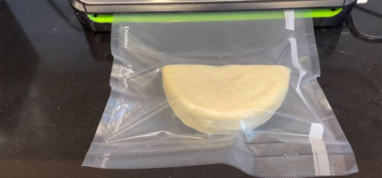 vacuum sealing a cheese