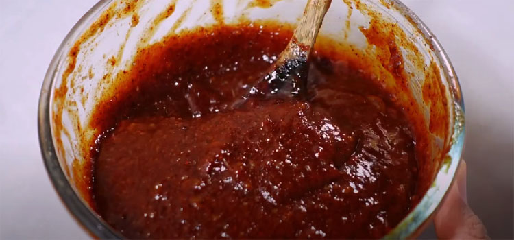 Close Up Image of Homemade Gochujang