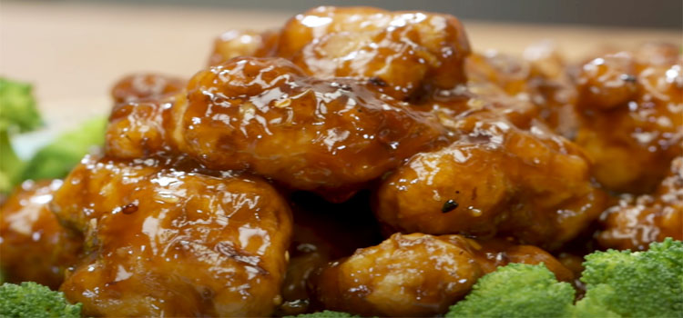 Close up Image of General Tso’s Chicken