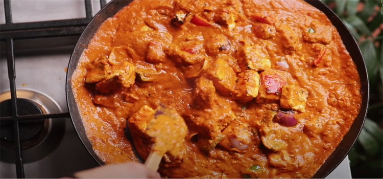 Cooking Paneer Tikka Masala