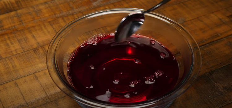 Gelatin on a Glass Bowl