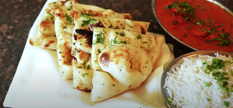 Naan Bread and Chicken Tikka Masala