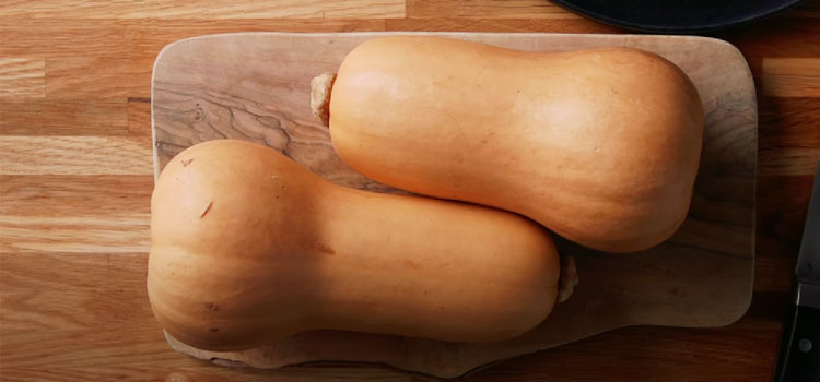 Butternut Squash on a Chopping Board