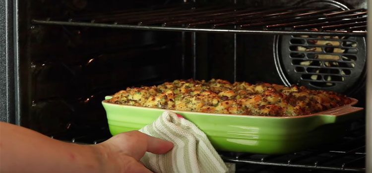 Classic Sage and Sausage Stuffing in the Oven