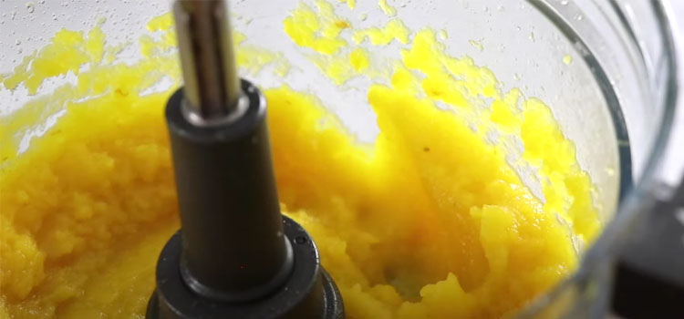 Making Pumpkin Puree Using Food Processor