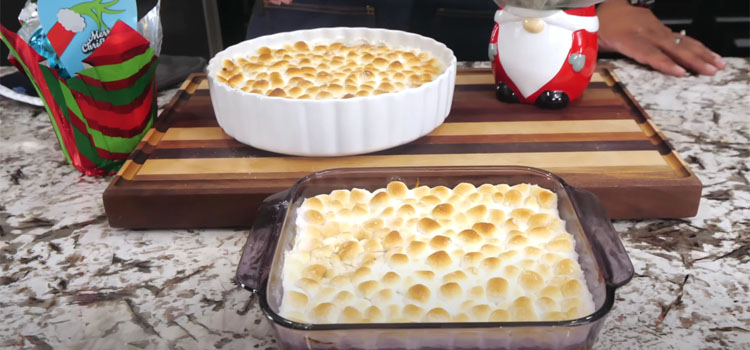 Sweet Potato Casserole on a Pan