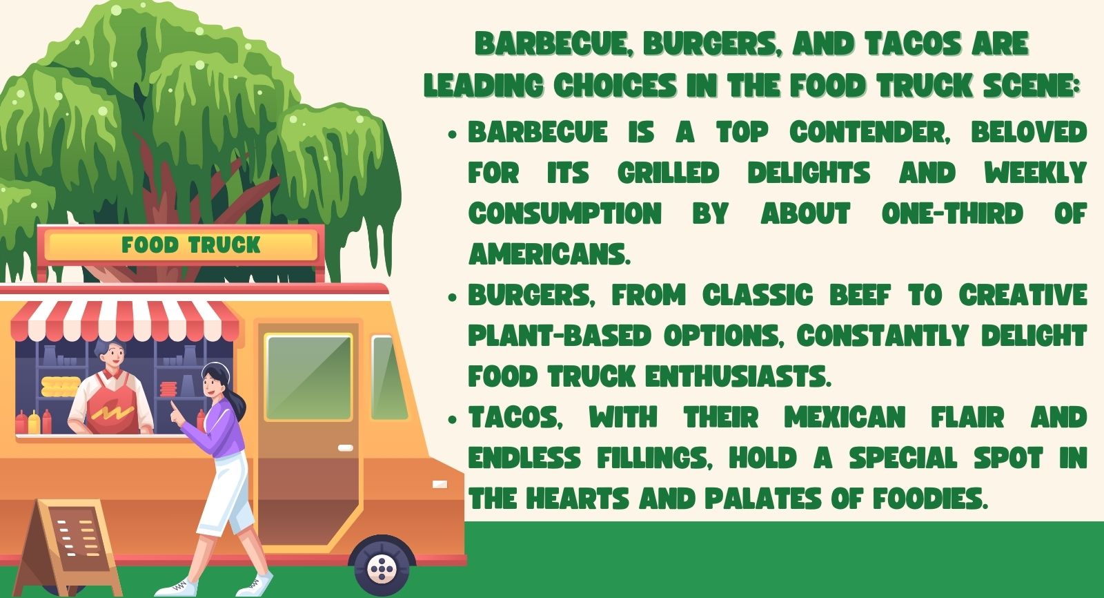 top 3 most popular food truck foods in 2023 