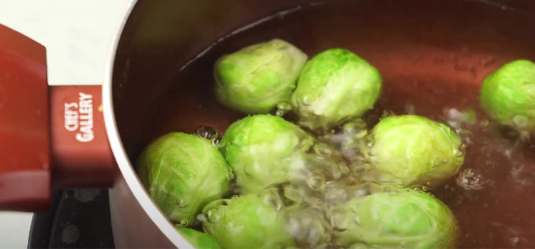 Blanching Brussels Sprouts