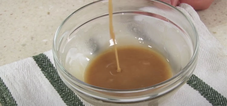 Gravy on a Glass Bowl