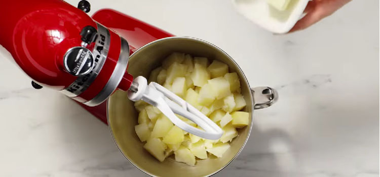 Making Mashed Potatoes on a KitchenAid Mixer