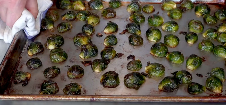 Oven Baked  Brussel Sprouts