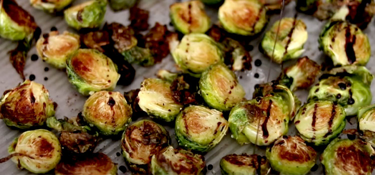 Roasted Brussel Sprouts With Balsamic Vinegar